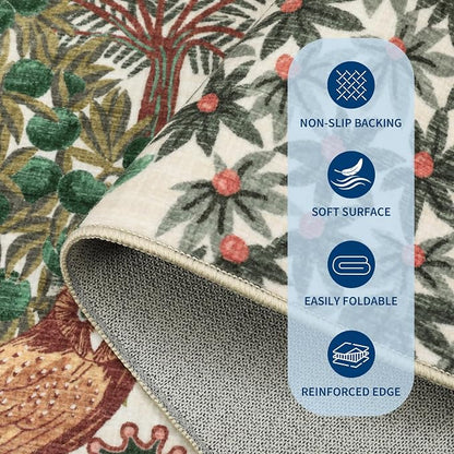 GarveeHome Round Area Rugs 5ft for Bedroom - Image 4