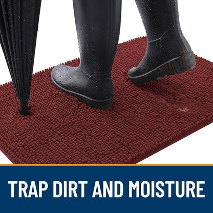 OLANLY Dog Door Mat for Muddy Paws 32x20, Absorbs Moisture and Dirt, Absorbent - Image 2