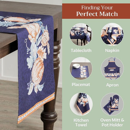 Maison d' Hermine Table Runner 100% Cotton 14.50" x 72" | Table Runners 72 - Image 6