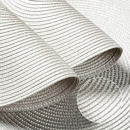 FunWheat Round Braided Placemats Set of 8 Place Mats - Image 4