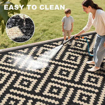 RURALITY Outdoor Rugs 9x12 Feet - Image 5