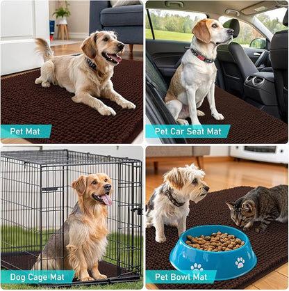 OLANLY Dog Door Mat for Muddy Paws 45x27, Absorbs Moisture and Dirt, Absorbent - Image 7