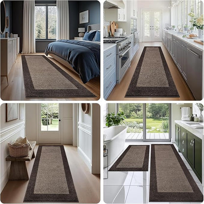 Machine Washable Kitchen Rug 32" x 72", Non Slip Indoor Door Rug, Absorbent - Image 5