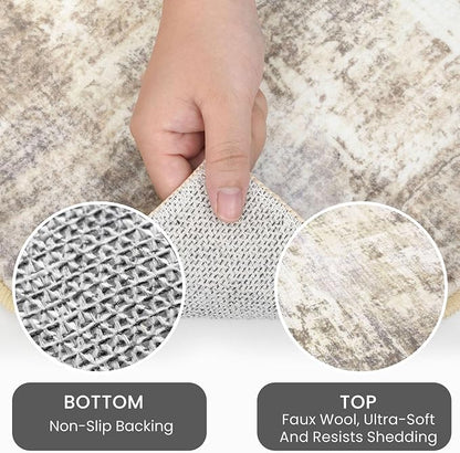 IOHOUZE Abstract Runner Rug 3x12 Ft Washable Runners - Image 4