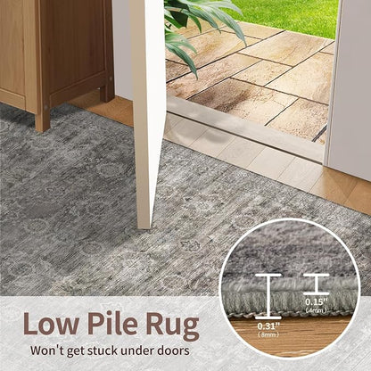 Rugxara 6x9 Area Rugs for Living Room Bedroom, Large Washable Rug, Non Slip & - Image 7