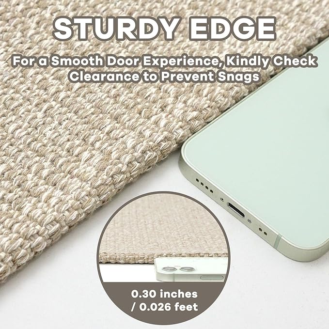 EARTHALL Washable Area Rug 3x5 Ft Non Slip Rugs - Image 2