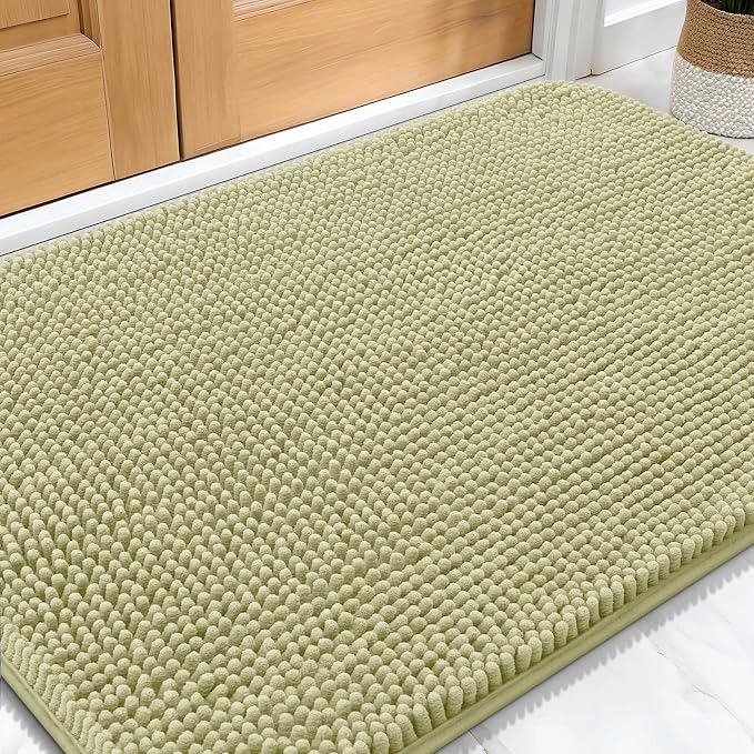 OLANLY Dog Door Mat for Muddy Paws 32x20, Absorbs Moisture and Dirt, Absorbent by OLANLY