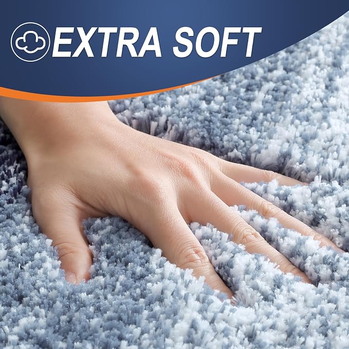 OLANLY Bathroom Runner Rugs Mat 47x17, Extra Soft Absorbent Microfiber Bath Rugs - Image 3