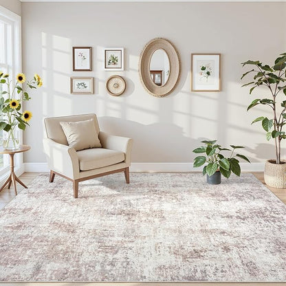 Area Rugs 6x9 Living Room: Large Soft Washable Rug Modern Abstract Anti-Skid - Image 7