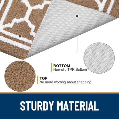 Buganda Long Indoor Door Mat, Dirt-Resistant and Absorbent Doormat, Low Profile - Image 4