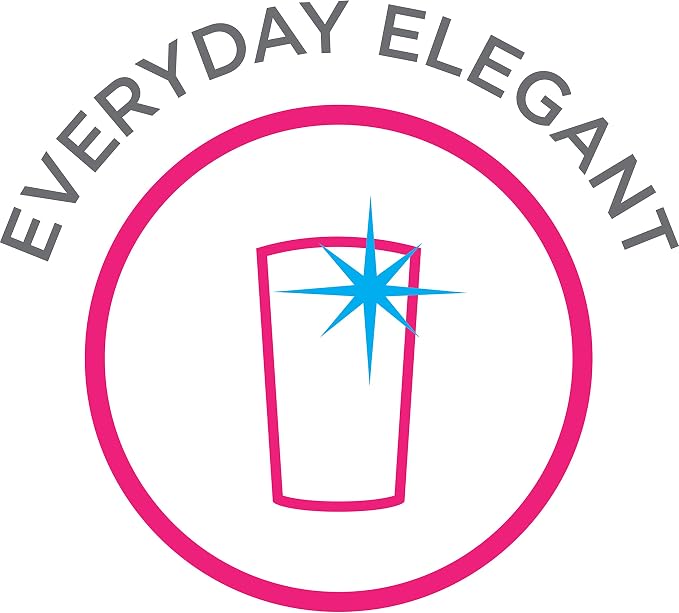 Libbey Blue Ribbon Rock Glasses Set, Artisan-Inspired Four-Dimple Shaped Glass - Image 9