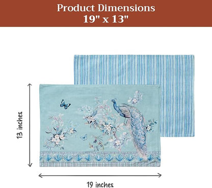 Maison d' Hermine Placemats Set of 4 Reusable 100% Combed Cotton | Cloth Place - Image 5