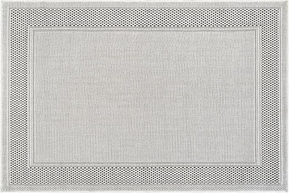 CAMILSON Easy Jute Rug 2x3, Indoor Outdoor Off-White Color Fiber Area Rugs - Image 2
