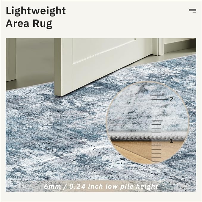 Soalmost Runner Rug 2x12 Washable Non-Slip Hallway Runner Rugs - Image 7