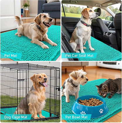 OLANLY Dog Door Mat for Muddy Paws 48x30, Absorbs Moisture and Dirt, Absorbent - Image 7