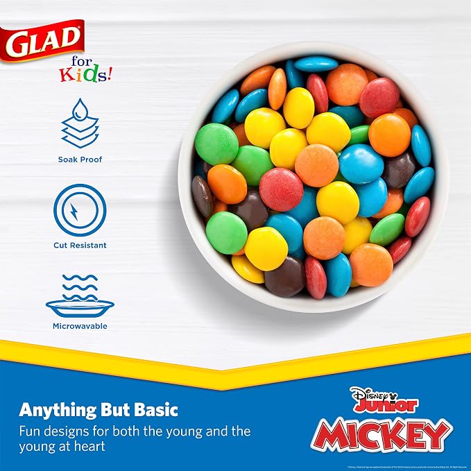 Glad for Kids Disney Mickey and Friends Paper Snack Bowls - 6oz - Image 3