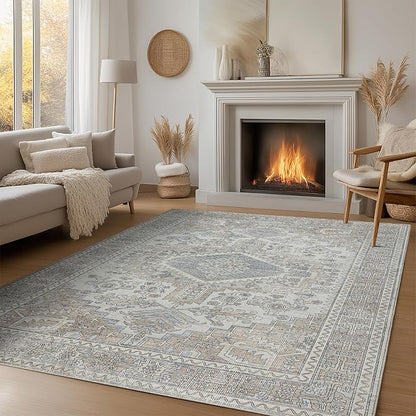 Machine Washable Rugs 6x9 Area Rugs - Image 9