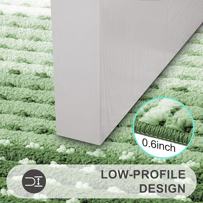 Kitinjoy Indoor Outdoor Door Mat, 40x32 Non-Slip Absorbent Dirt Trapper - Image 4
