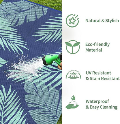 GENIMO Outdoor Rug 8' x 10' Waterproof - Image 6