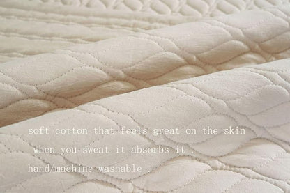 Thick Cotton Yoga Mat 100% Organic Natural Yoga Rug Fitness Rug - Image 6
