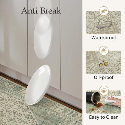GENIMO Kitchen Mats for Floor 2PCs, Washable Anti Fatigue Mat for Cushioned - Image 5