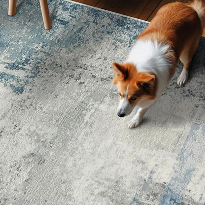 Abstract Bath Mat 2x3 Rug Washable Non-Slip Small Rugs - Image 5