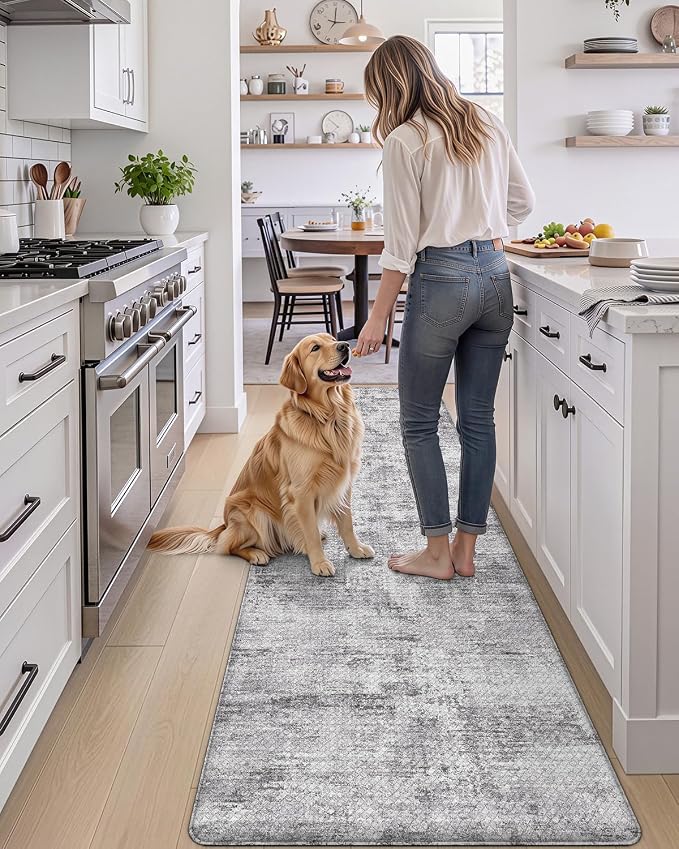 DEXI Kitchen Mats Cushioned Anti Fatigue, 23x86 Floor Padded Runner Rug Non Slip - Image 3