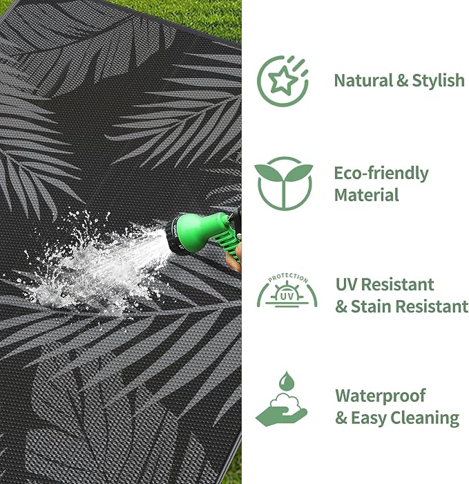 GENIMO Outdoor Rug 3' x 5' Waterproof - Image 6