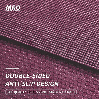 MRO Extra Large Yoga Mat, Soft for Women and Men Fitness, stretching - Image 2