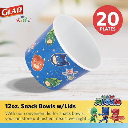 Glad for Kids 12 oz PJ Masks Space Paper Snack Bowls - Image 2