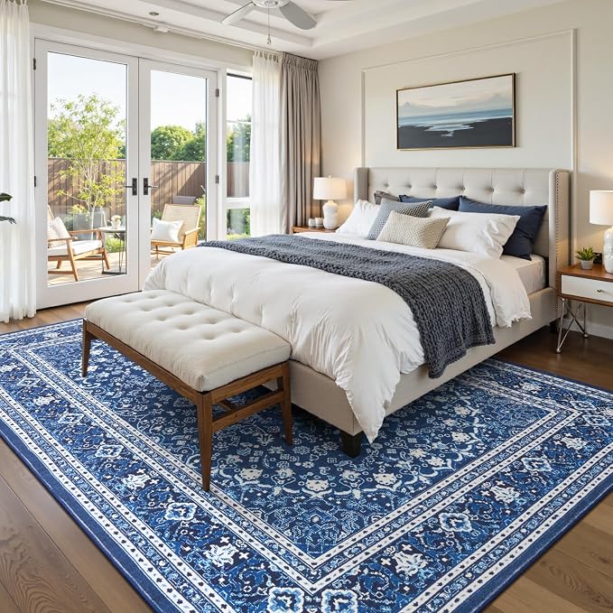 Lofus 8x10 Area Rugs for Living Room, Machine Washable Non-Slip Area Rug - Image 3