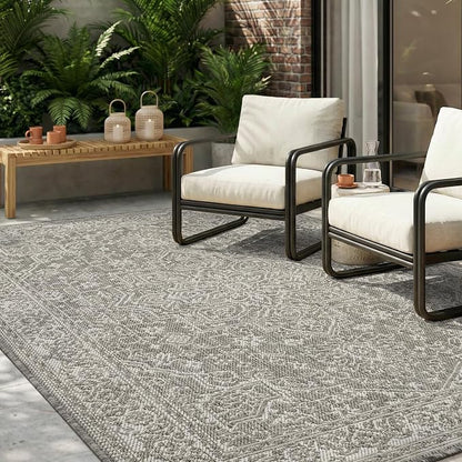 MontVoo-Outdoor Rug-Patio Rug 8x10 Polypropylene Indoor Outdoor Rugs Carpet - Image 8