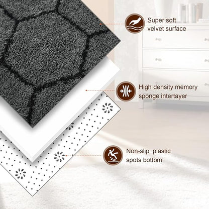 TWINNIS Super Soft Shaggy Rugs Fluffy Carpets, 6x9 Feet, Indoor Modern Plush - Image 2