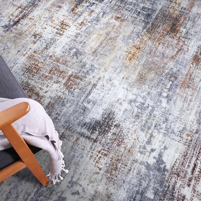 IOHOUZE Abstract Area Rugs 6x9 Ft Washable Rugs - Image 8