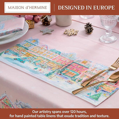 Maison d' Hermine Placemats Set of 4 Reusable 100% Cotton | Cloth Place Mats - Image 2