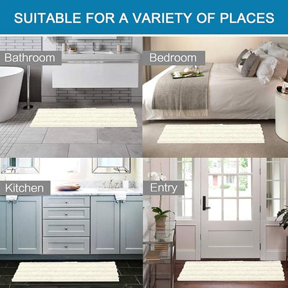 H.VERSAILTEX Bathroom Rugs Bath Rug Set 2 Piece Bathroom Contour Rug Toilet Mat - Image 6