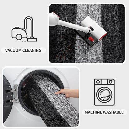 Kitinjoy Indoor Outdoor Door Mat, 44x24 Non-Slip Absorbent Dirt Trapper - Image 5