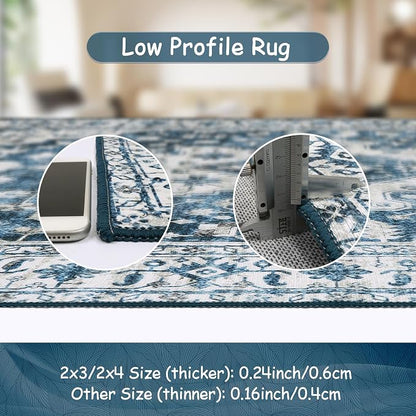 Moynesa Ultra-Thin Washable Runner Rug - Image 5