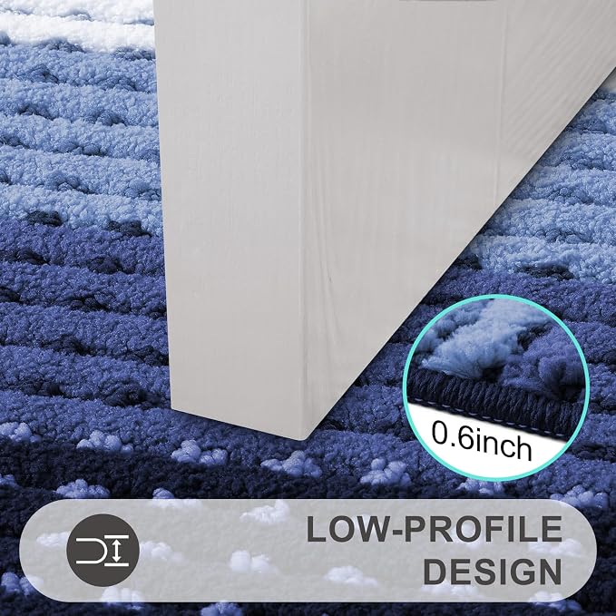 Kitinjoy Indoor Outdoor Door Mat, 32x20 Non-Slip Absorbent Dirt Trapper - Image 4