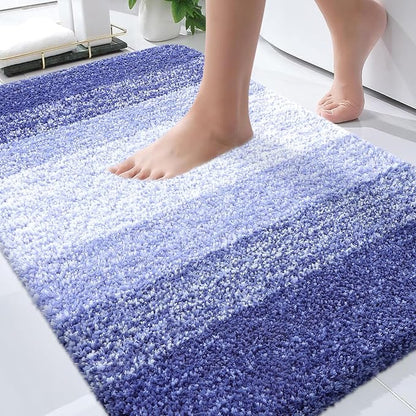OLANLY Bathroom Rugs Mat 36x24, Extra Soft Absorbent Microfiber Bath Rugs by OLANLY