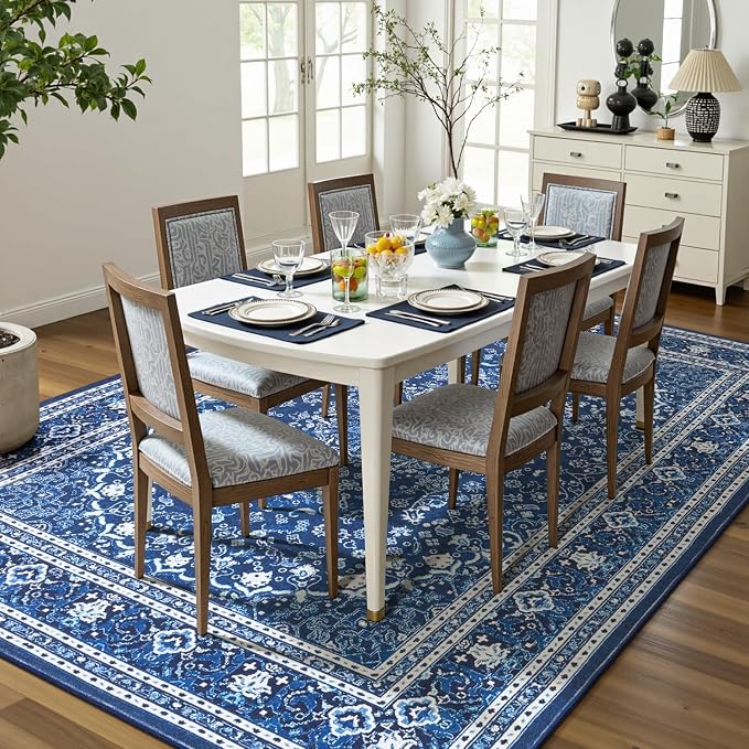 Lofus 6x9 Area Rugs for Living Room, Machine Washable Non-Slip Area Rug - Image 4