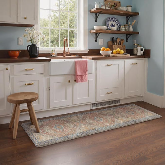GENIMO Kitchen Mats for Floor, Kitchen Rugs Non Slip Washable, Waterproof Anti by GENIMO