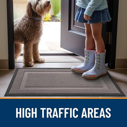 OLANLY Front Door Mat Indoor Outdoor Entrance, Waterproof All-Season, - Image 6
