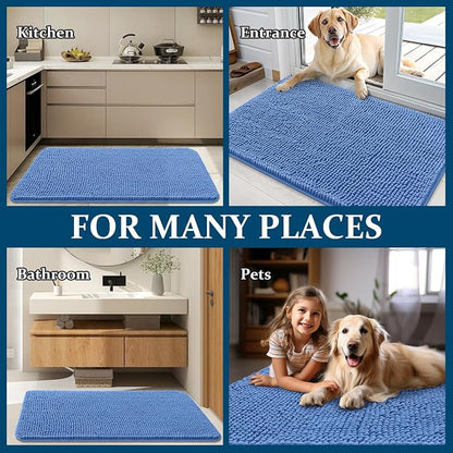 OLANLY Dog Door Mat for Muddy Paws 45x27, Absorbs Moisture and Dirt, Absorbent - Image 8
