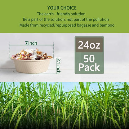 24 Oz Disposable Paper Bowls - Image 2