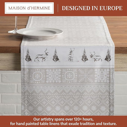 Maison d' Hermine Table Runner 100% Cotton 14.50" x 48" | Table Runners 48 - Image 2
