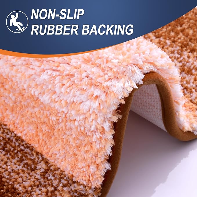OLANLY Bathroom Runner Rugs Mat 47x17, Extra Soft Absorbent Microfiber Bath Rugs - Image 4