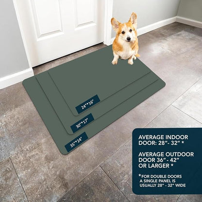 Ultra Thin Door Mat Indoor Entrance, 1/10 in Thin Door Mats - Image 8