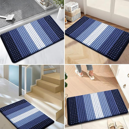 Kitinjoy Indoor Outdoor Door Mat, 47x24 Non-Slip Absorbent Dirt Trapper - Image 6