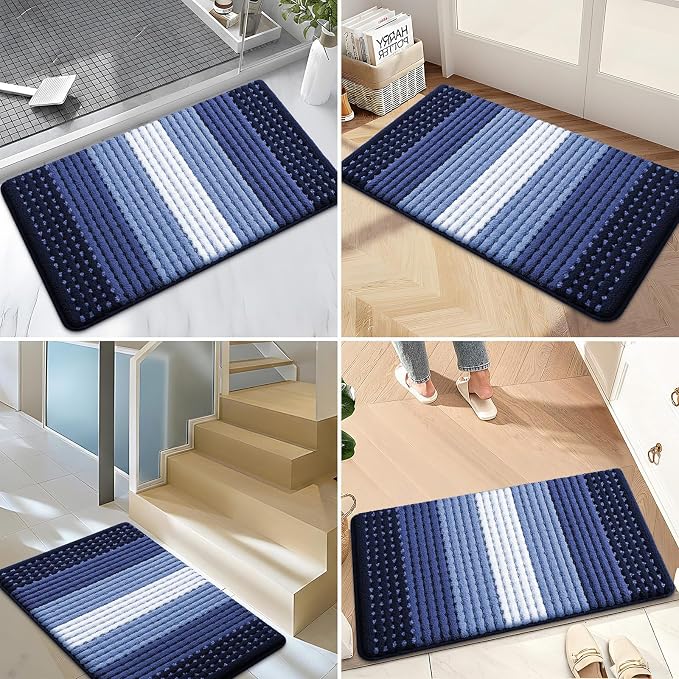 Kitinjoy Indoor Outdoor Door Mat, 32x20 Non-Slip Absorbent Dirt Trapper - Image 6